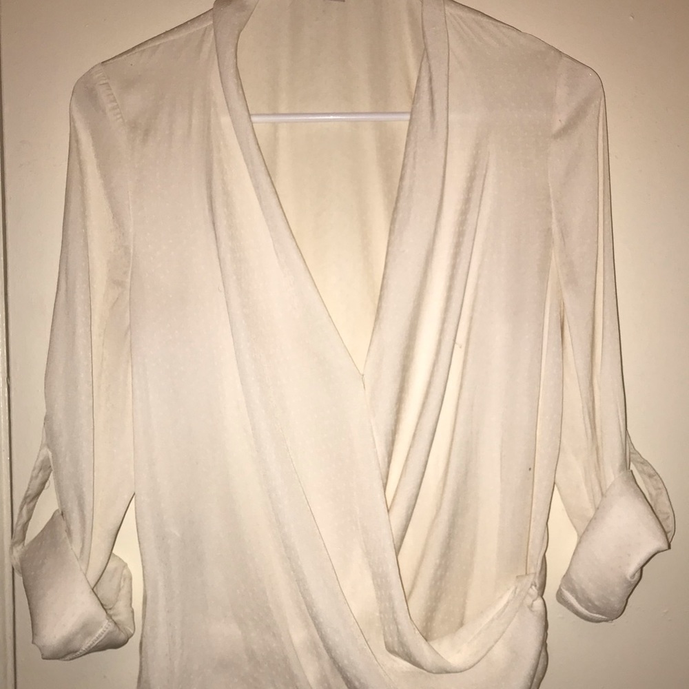 Off-white Office to Night out Blouse/ Top